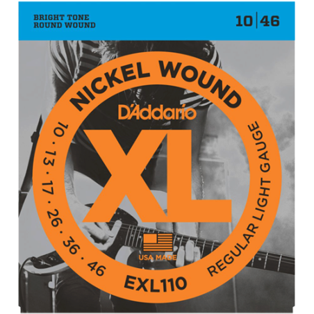 10 - 46 D'ADDARIO EXL110,Струни за електрическа китара.