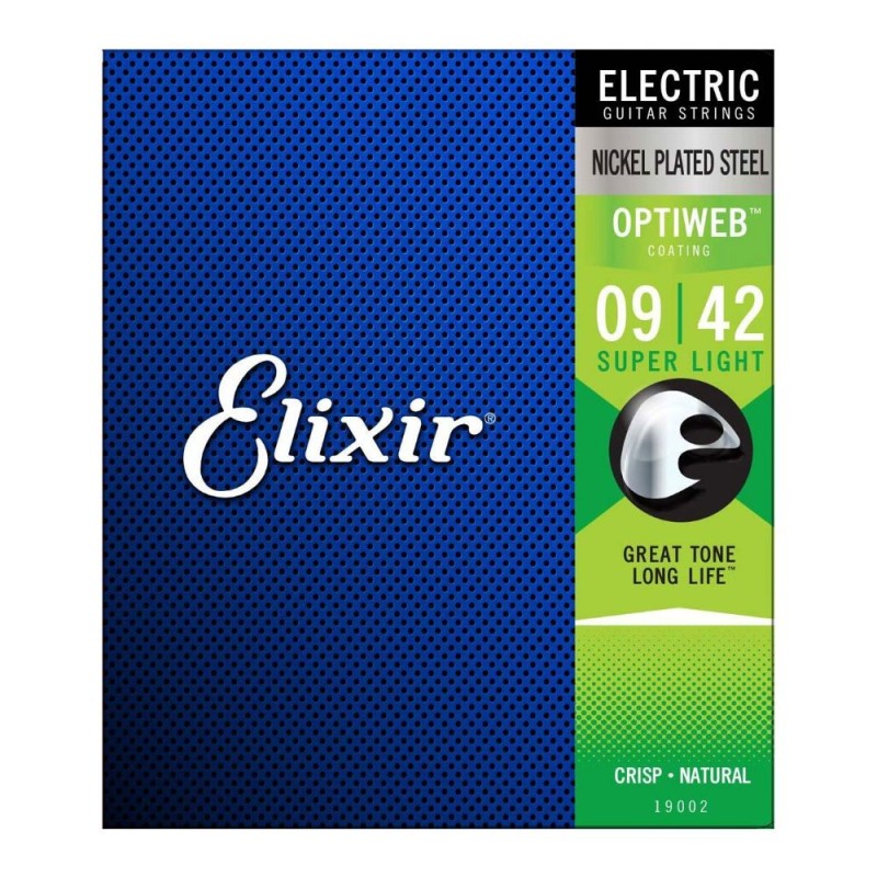 09- 42 Elexir  Optiweb Super Light - струни за електрическа китара